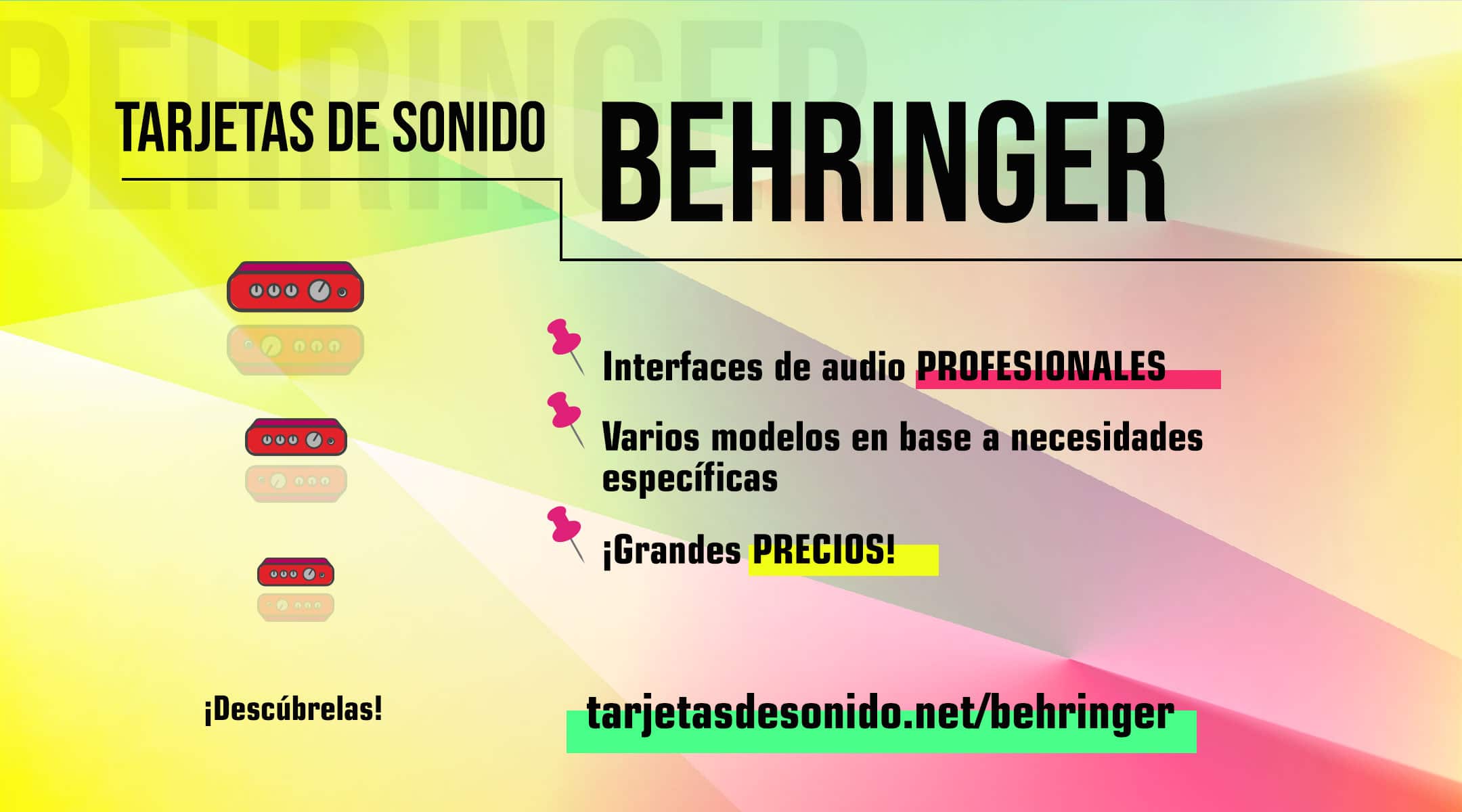 Tarjeta de sonido Behringer - DJMania